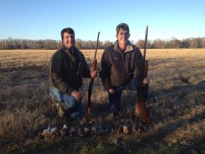 Father and Son Quail Hunting Mississippi